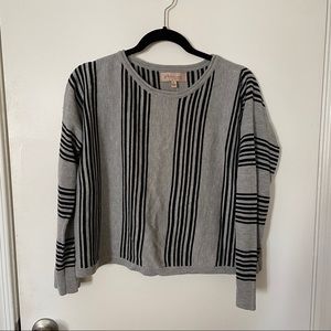 Cropped Striped Sweater